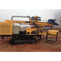 Instalație de foraj hidraulic pe șenile